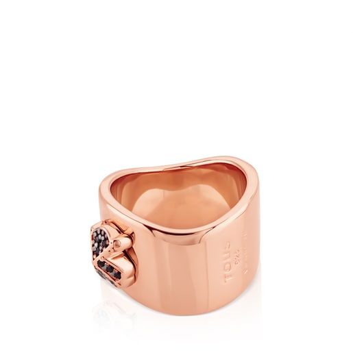 Anillo Rolling con baño de oro 18 kt sobre plata