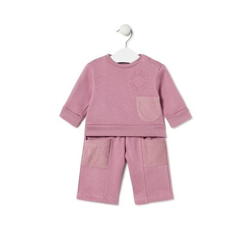 Conjunto de bebé Trend cor-de-rosa