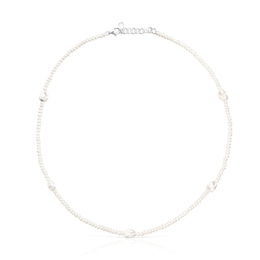 Pearl Oceaan Necklace with silver