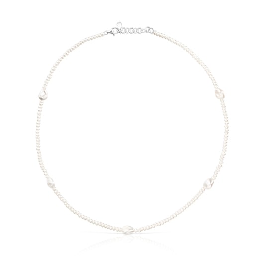 Pearl Oceaan Necklace with silver | TOUS