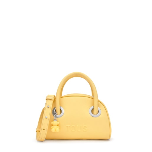 Small yellow Bowling bag TOUS Poppy