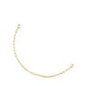 Hold Oval chain Bracelet with 18kt gold plating over silver