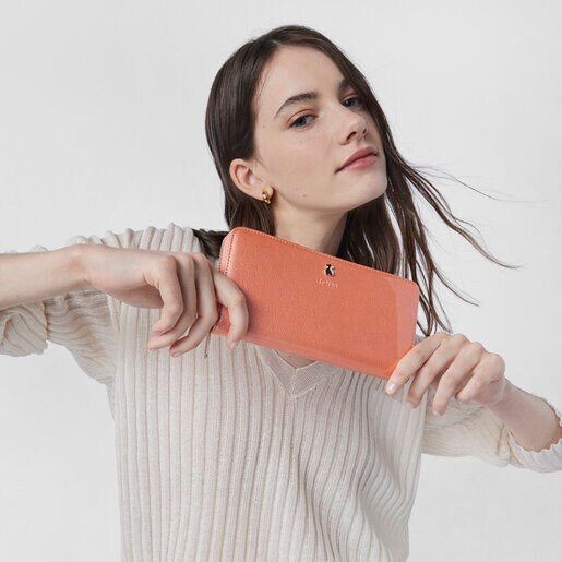 Средний розовый кошелек Dorp