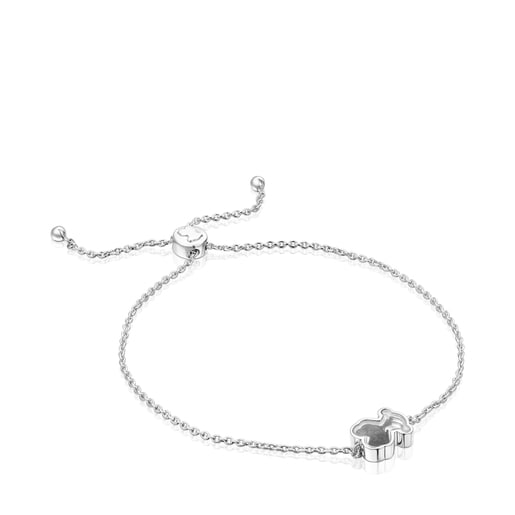 Silver Areia Bracelet with onyx | TOUS