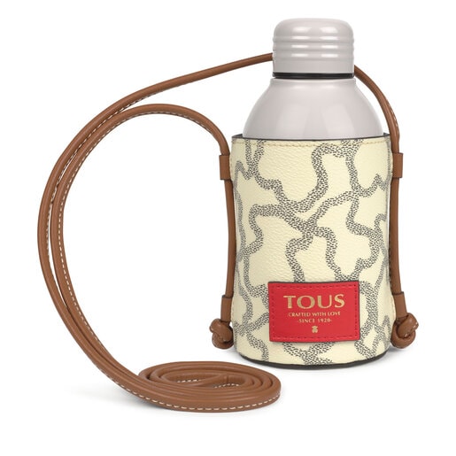 Pack de Botella Thermo Tous Crafted + funda Kaos multi beige