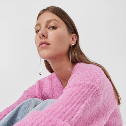 Silver Mini Icons Earrings for airpods