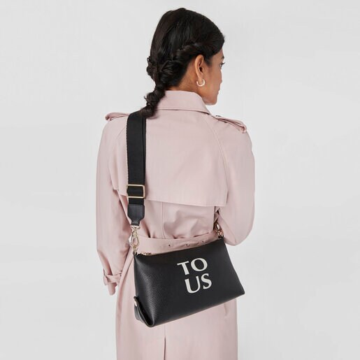 Bandolera de piel negra TOUS Balloon