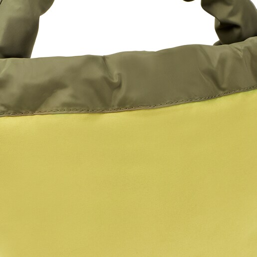 Khaki Bucket toiletry bag TOUS Carol Soft