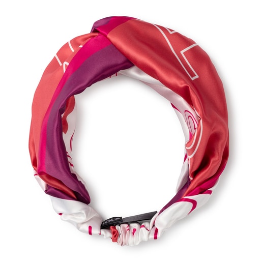 Diadema elastica Script Soft fucsia