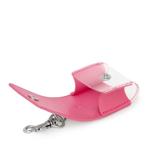 Small pink TOUS Kaos Summer Hanging case for AirPods