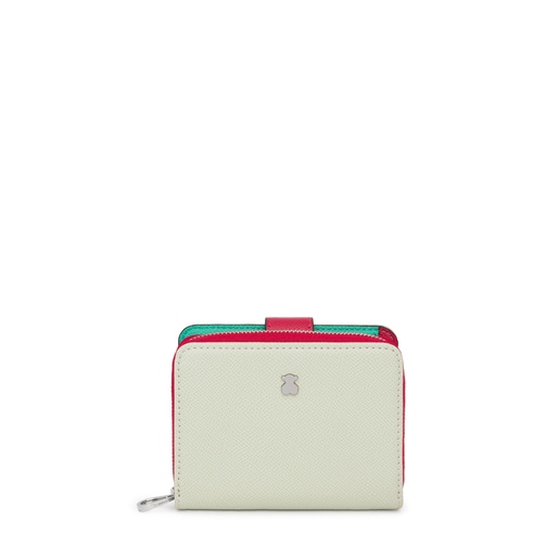 Small mint and beige New Dubai Wallet | TOUS