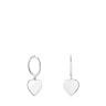 Aretes de aro motivo corazón de plata TOUS Motivos