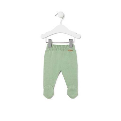 Knitted baby outfit in Tricot mist