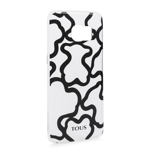 cuadrado marco Dolor Funda de móvil Samsung Galaxy S7 Edge Kaos transparente en color negro |  TOUS