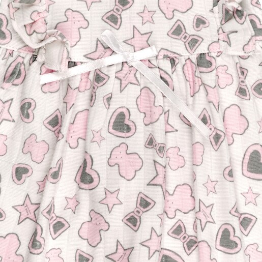 Vestido Muselina Emotive Rosa