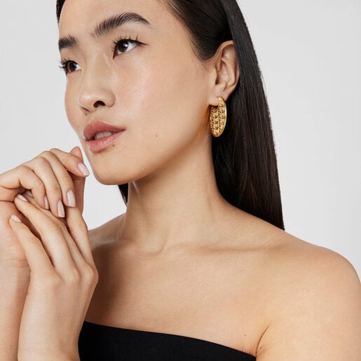 Silver vermeil Earrings Logo