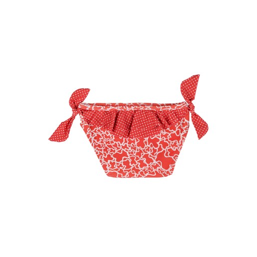 Kaos pleated swimming knickers in red