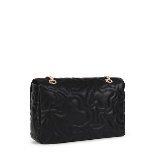 Medium black Kaos Dream Crossbody bag with flap | TOUS