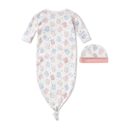 Set with hat and sleep sack in Colors pink