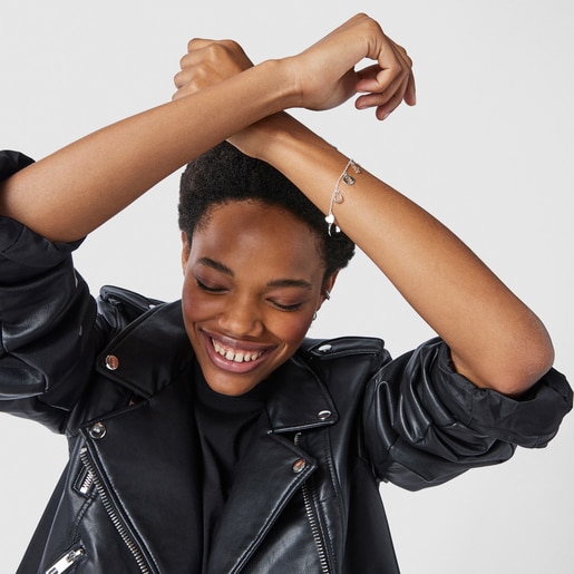 Pulsera TOUS Good Vibes de plata