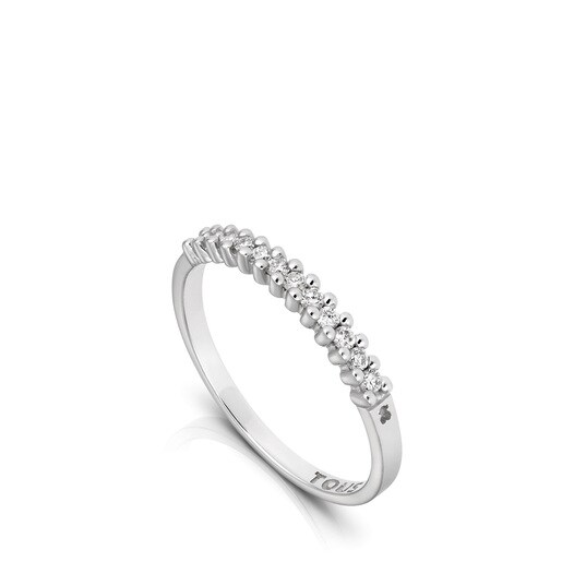 Anillo Les Classiques de Oro blanco con Diamantes
