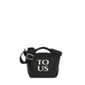 Small black leather TOUS Balloon Tote bag