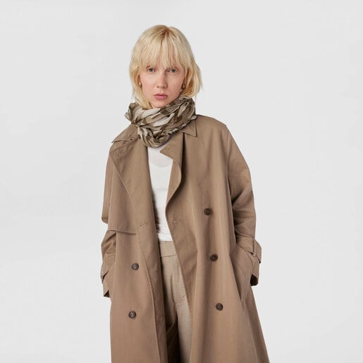 צעיף מודל Kaos Mini Evolution בצבע בז'