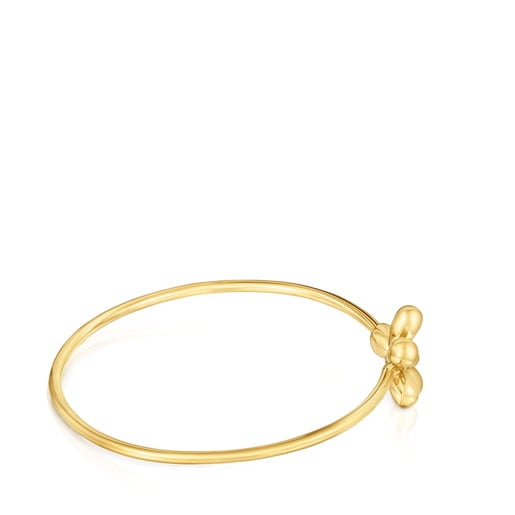 Braçalet esclava amb bany d'or de 18kt sobre plata Daisy