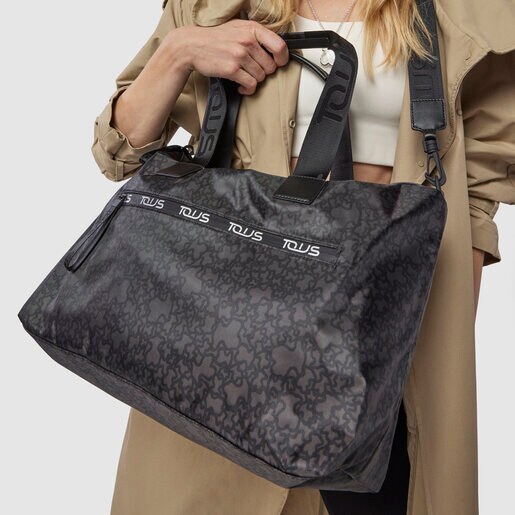 Чернo-серая спортивная сумка Kaos Mini Sport