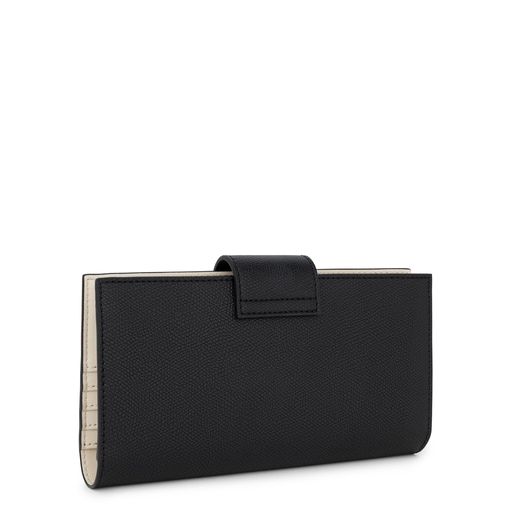 Large black and beige TOUS Funny Pocket wallet