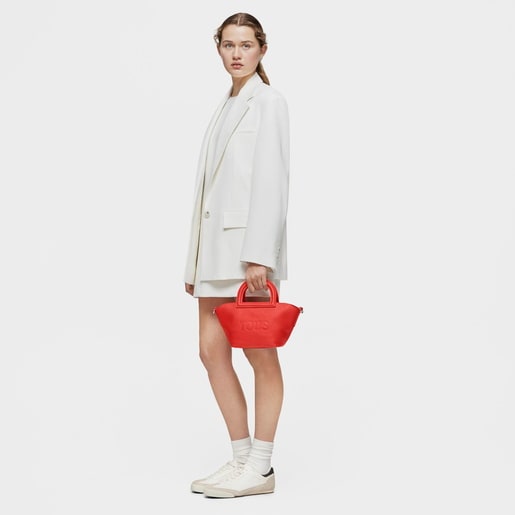 Small red leather Shoulder bag TOUS Dora