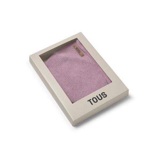 Gorro de bebé de recién nacido Tricot rosa