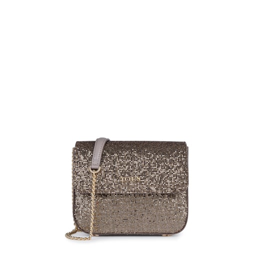 Small gold Rene crossbody bag