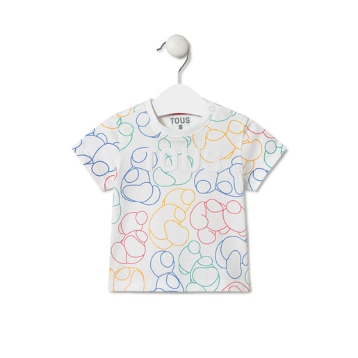 Multicoloured Bold Bear t-shirt in Casual unique