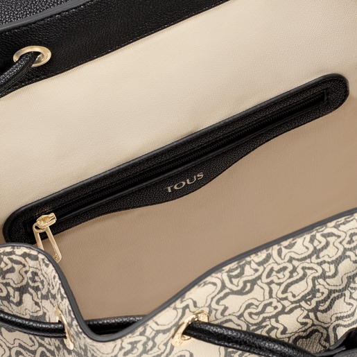 Beige TOUS Kaos Mini Evolution Flap Backpack