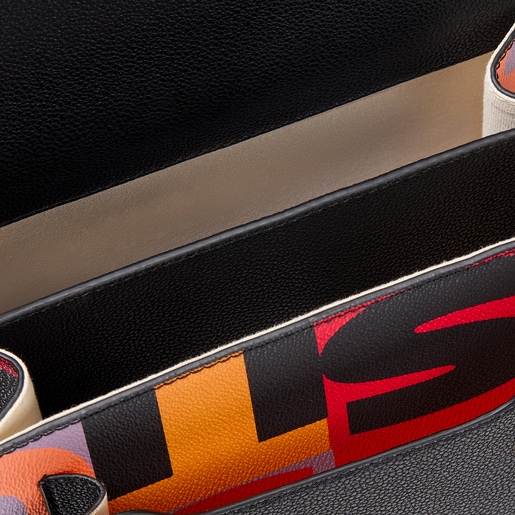 Small black TOUS Mimic Audree Crossbody Bag