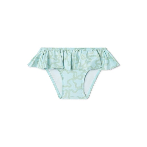 Girls bikini bottoms in Kaos green