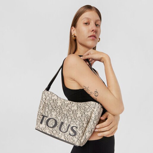 Bandolera beige TOUS Kaos Mini Terra