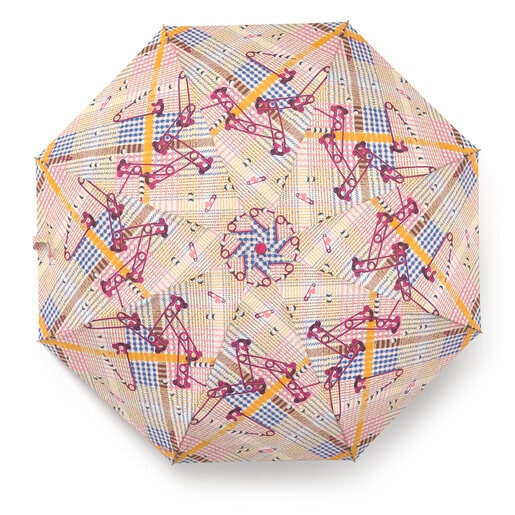 Beige Tile Exene Folding umbrella