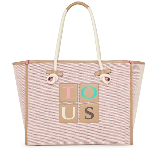 Tote bag grande TOUS Yummy rosa