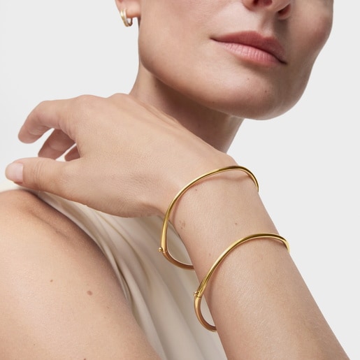 Gold gradient bangle New Hav