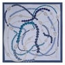 Square stone blue Scarf TOUS Manifesto