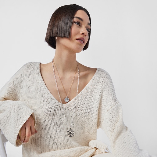 Серебряная подвеска с цифрой 13 TOUS Good Vibes