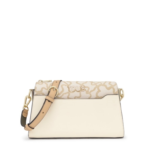 תיק צד Kaos Icon בינוני בצבע שנהב