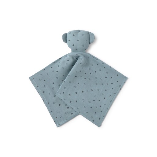 Baby comforter in Mini sky blue