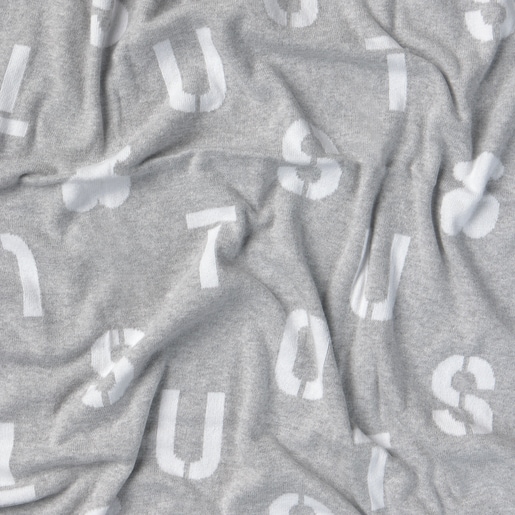 Reversible baby blanket in Nilo grey