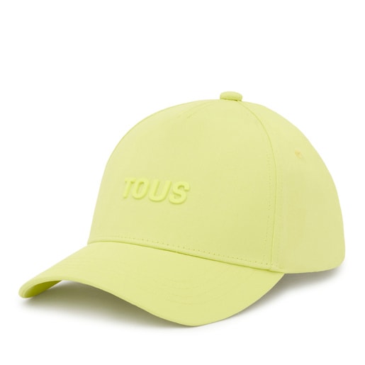 Limonkowa czapka TOUS Logo