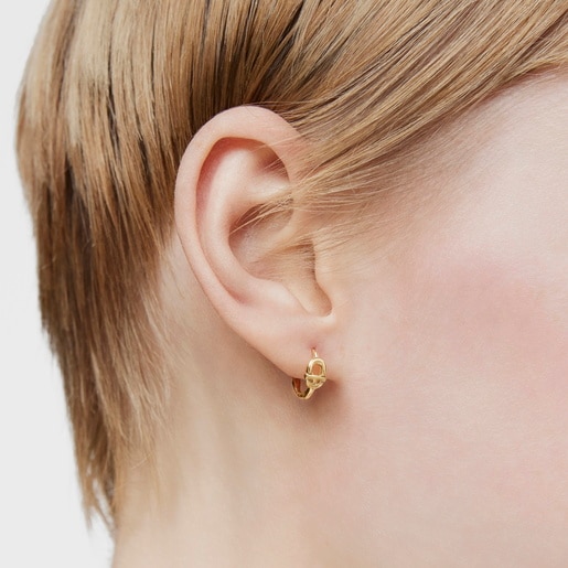 Gold Hoop earrings TOUS MANIFESTO