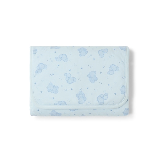 Travel changing mat in Pic sky blue