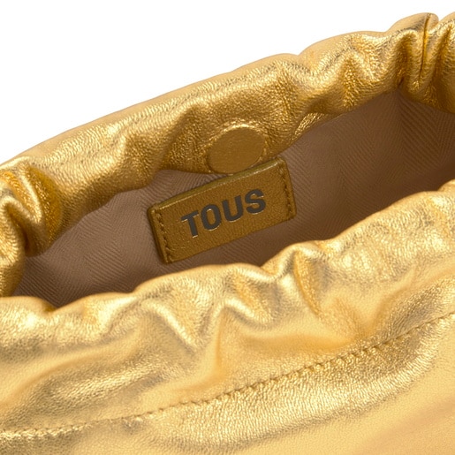 Small gold Crossbody bag TOUS Gloss